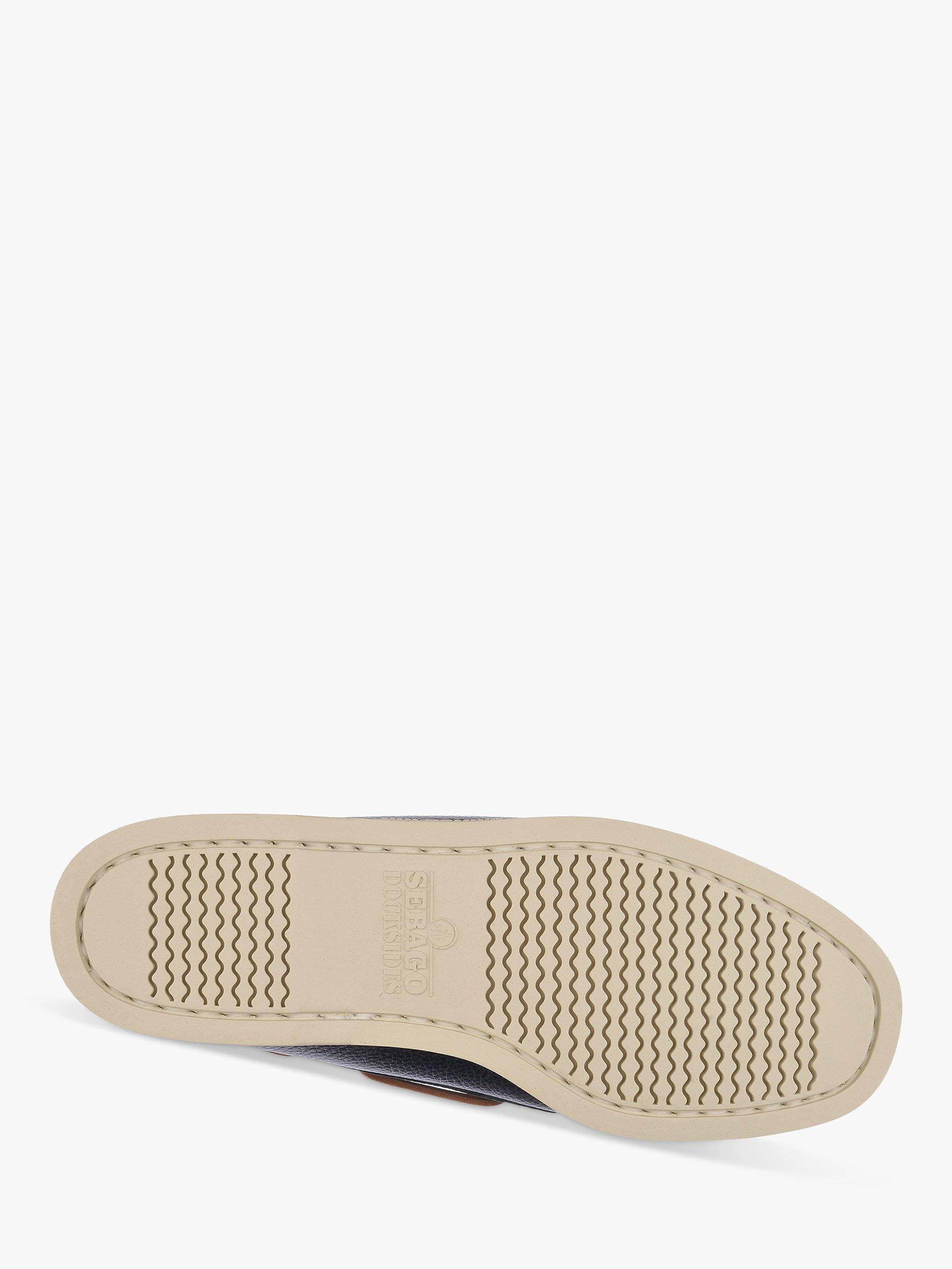 Product image 4 of 5, which shows Sebago Portland Martellato Leather Boat Shoes, Blue Navy, 9