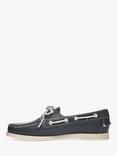 Sebago Dockside Portland Leather Boat Shoes, Navy