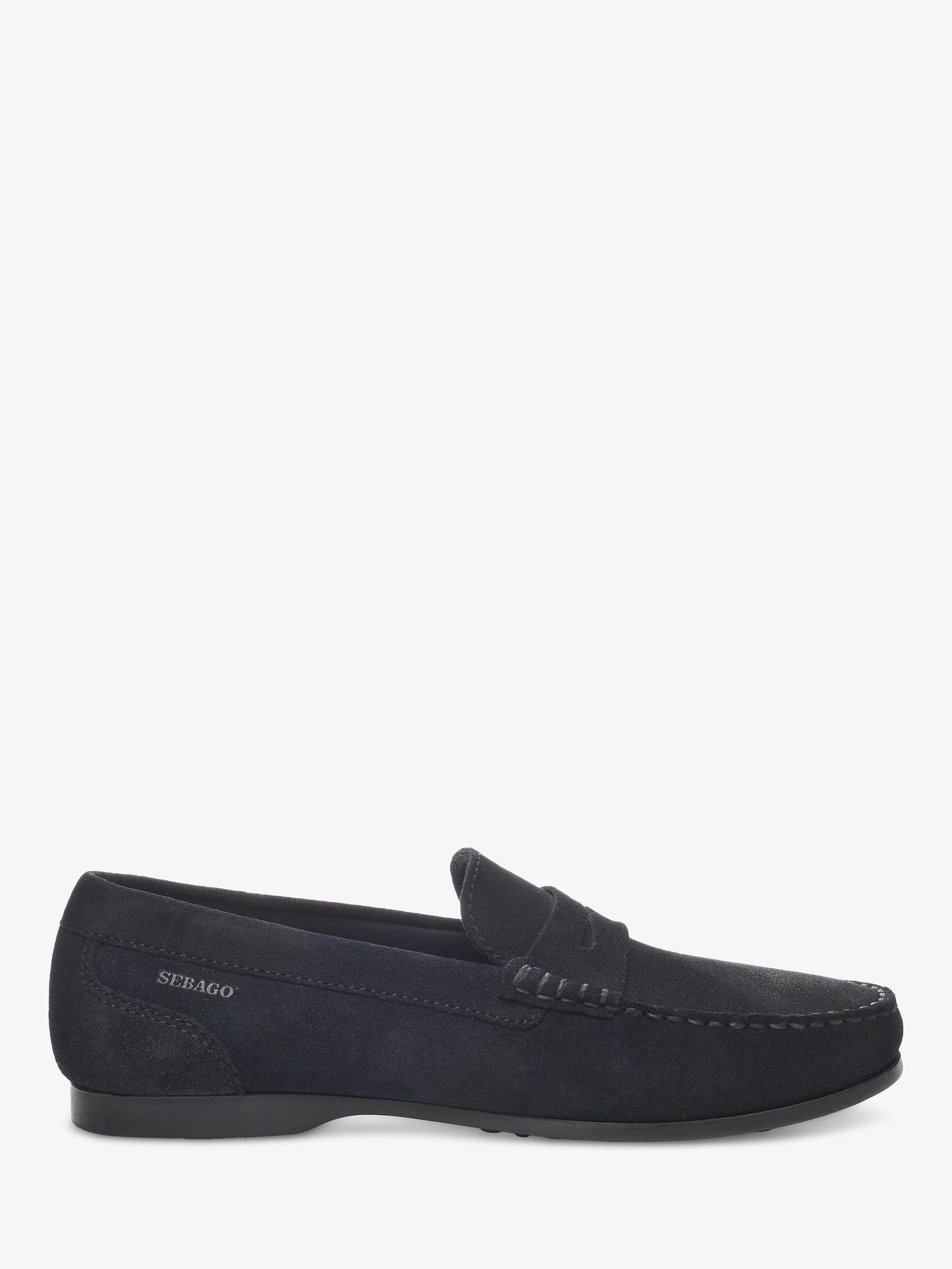 Product image 1 of 6, which shows Sebago Byron Suede Loafers, Navy, 7