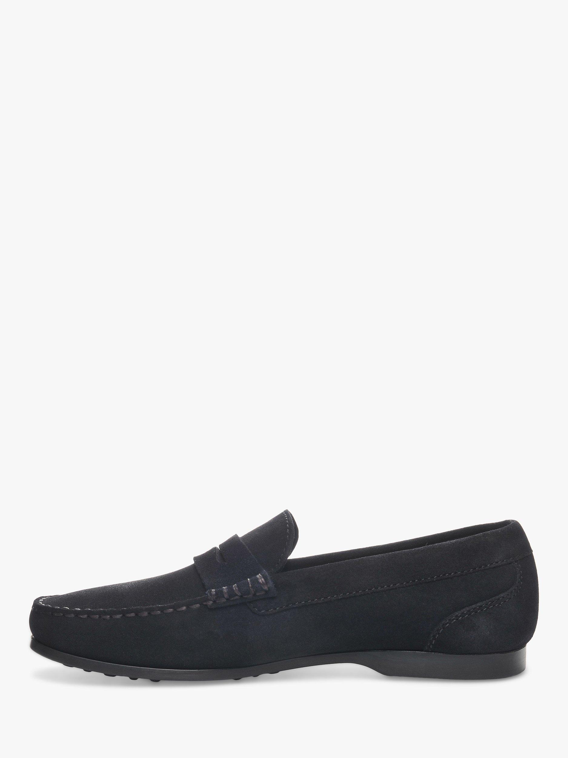 Product image 2 of 6, which shows Sebago Byron Suede Loafers, Navy, 7