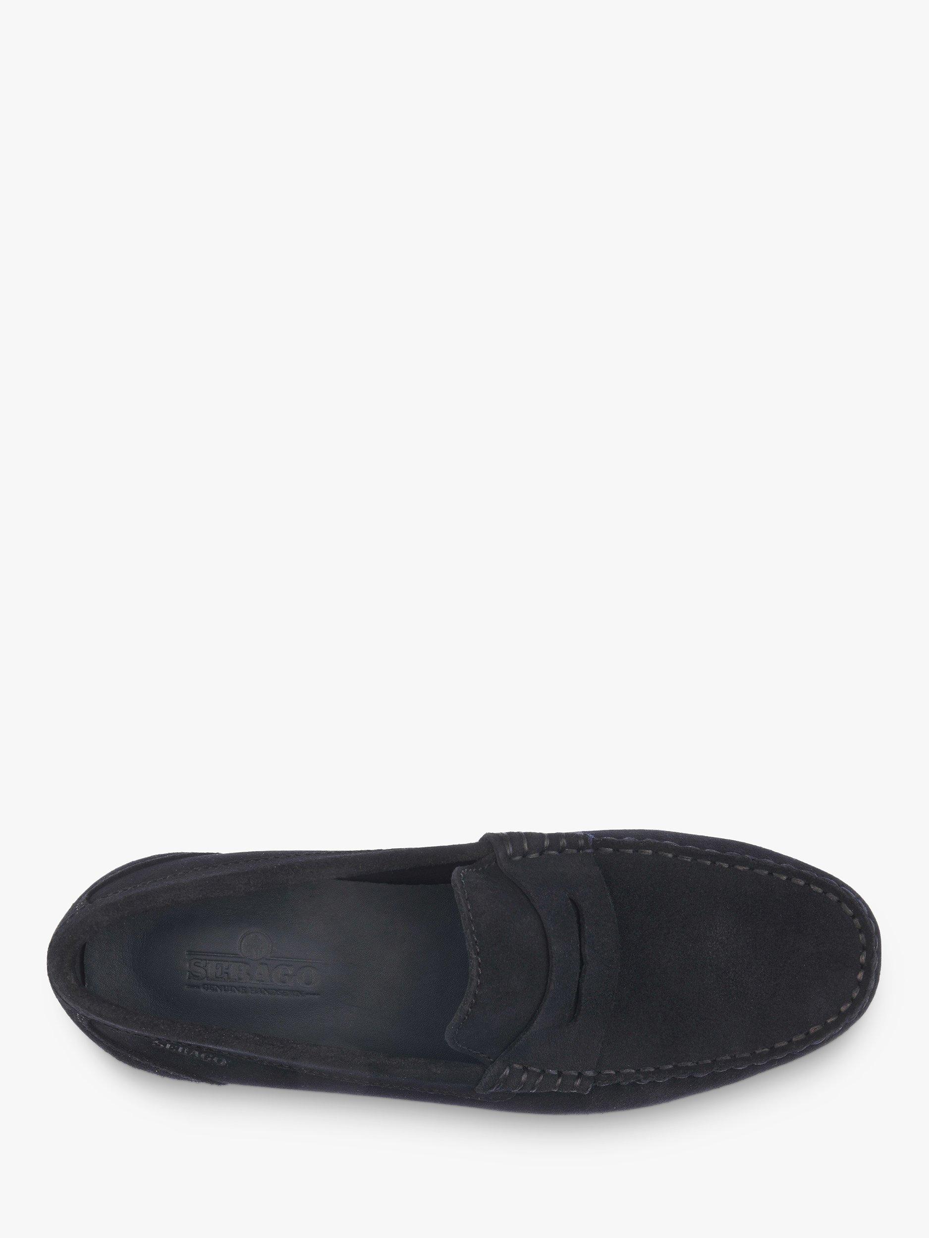 Product image 3 of 6, which shows Sebago Byron Suede Loafers, Navy, 7