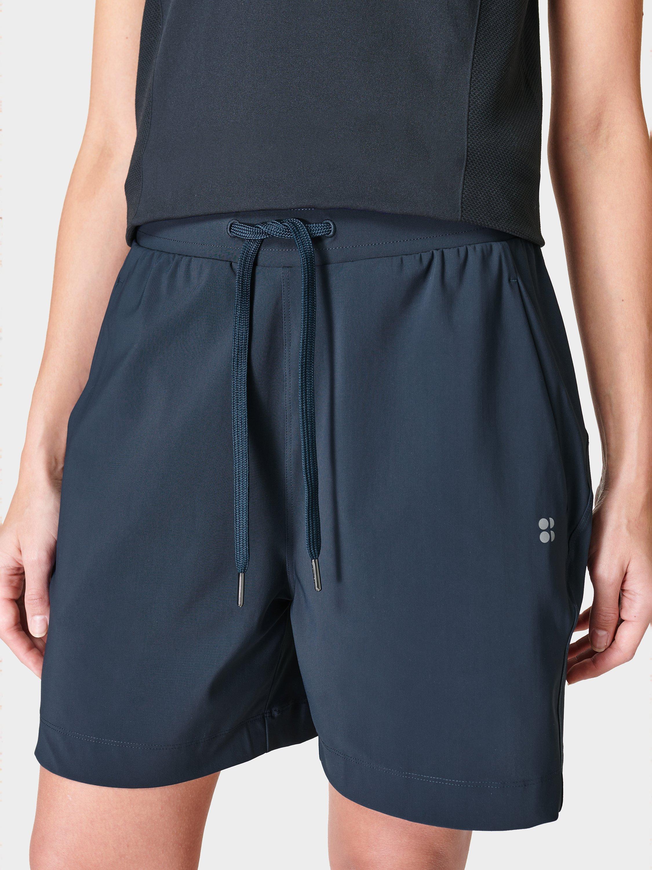 Sweaty Betty Explorer 3.5" Shorts, Navy Blue, XXS