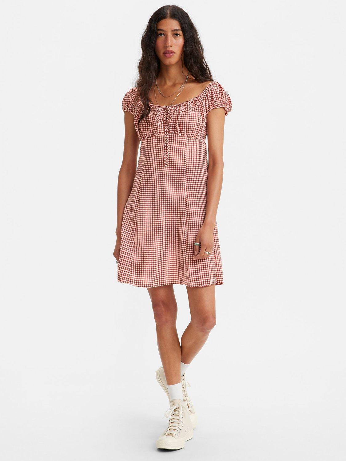 Levi's Clementine Cap Sleeve Mini Dress, Multi, Multi