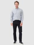 Rodd & Gunn Gunn Oxford Cotton Slim Fit Long Sleeve Shirt, Tarmac