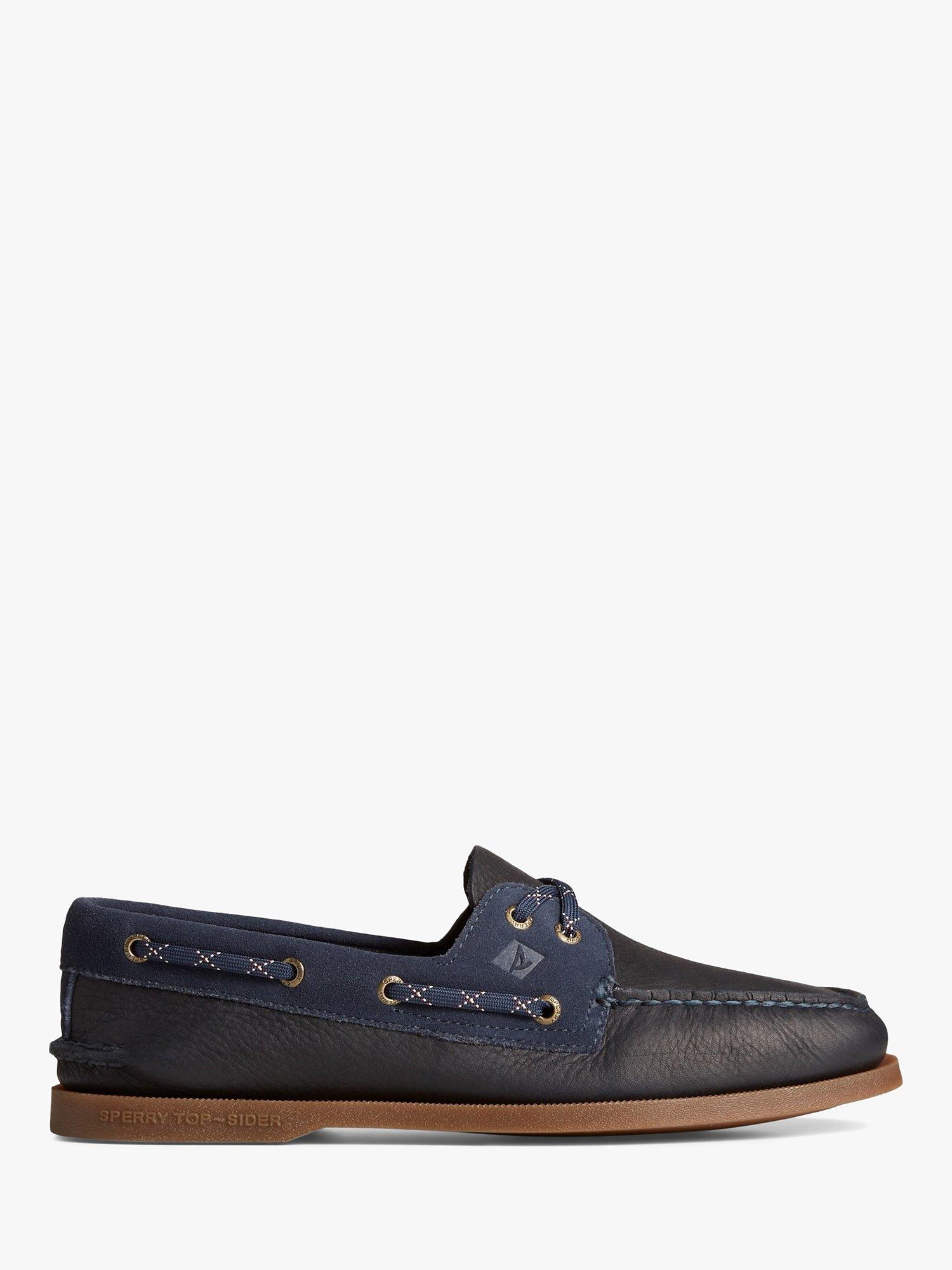 Sperry Authentic Original Tumbled Suede Boat Shoest, Navy