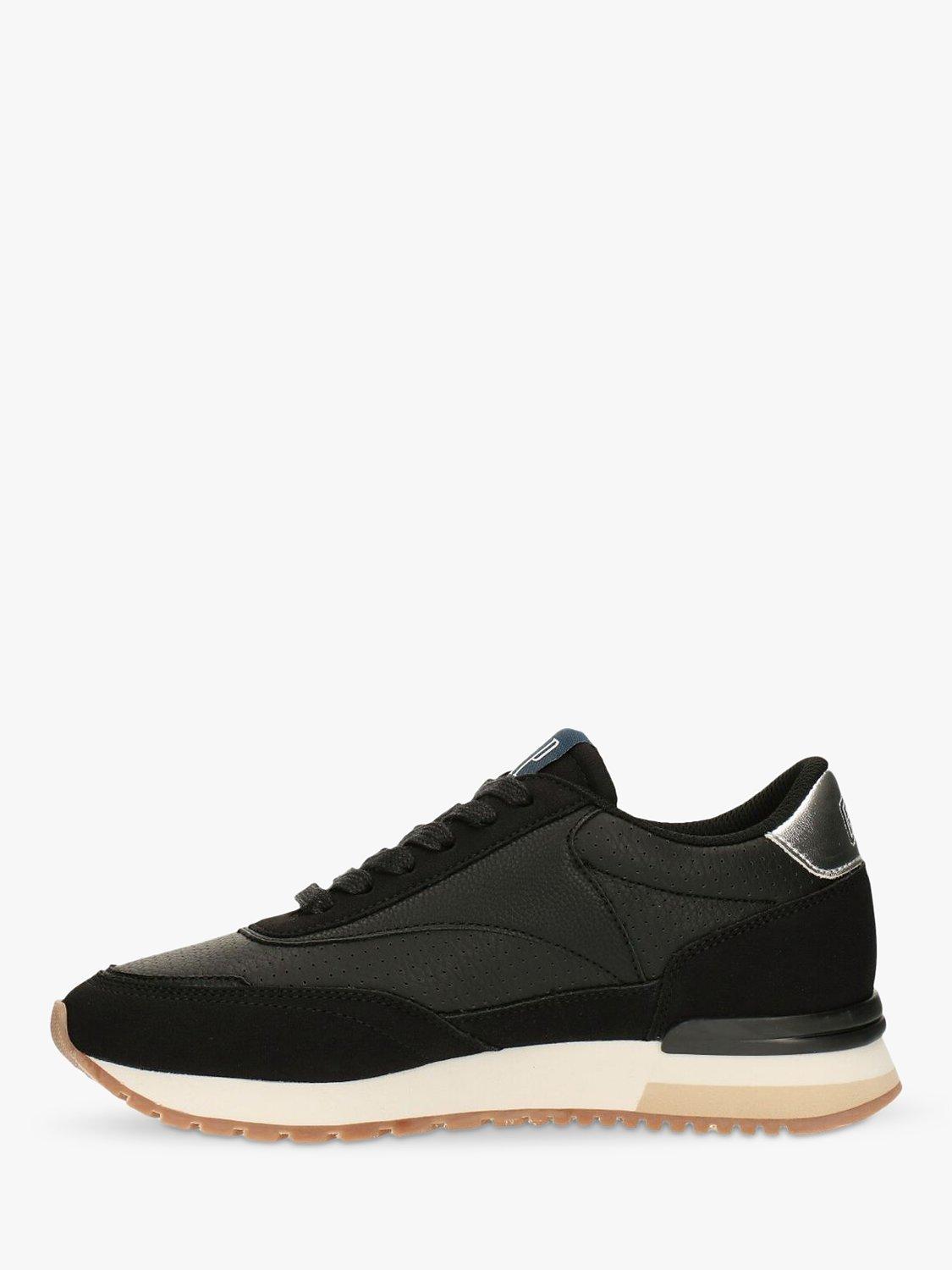 Product image 3 of 4, which shows Gap Kids' New York Lace Up Trainers, Black, 5
