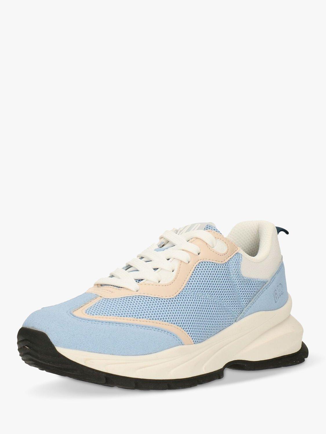 Product image 2 of 4, which shows Gap Kids' Aurora Lace Up Trainers, Biocastle Blue, 3