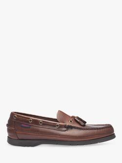 Sebago Ketch Leather Boat Shoes, Brown Gum, Brown Gum