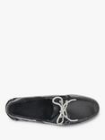 Sebago Dockside Portland Leather Boat Shoes, Navy