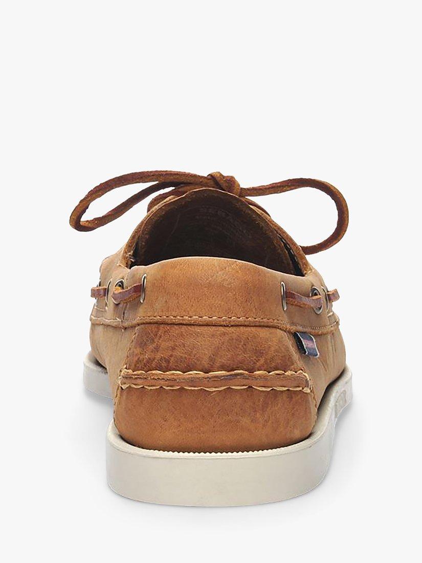 Product image 2 of 4, which shows Sebago Dockside Portland Leather Shoes, Brown Tan, 7