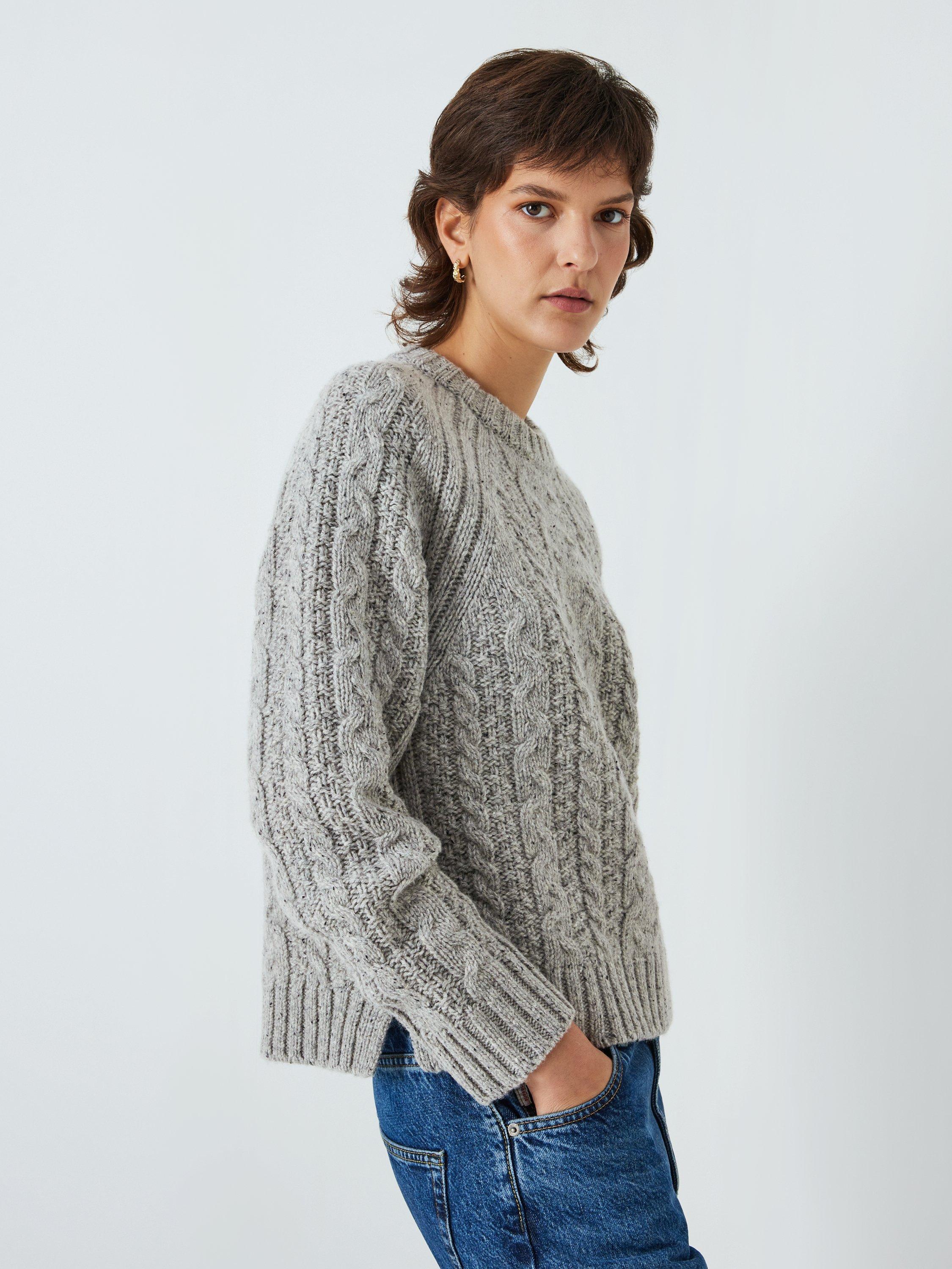 John Lewis Donegal Cable Knit Jumper