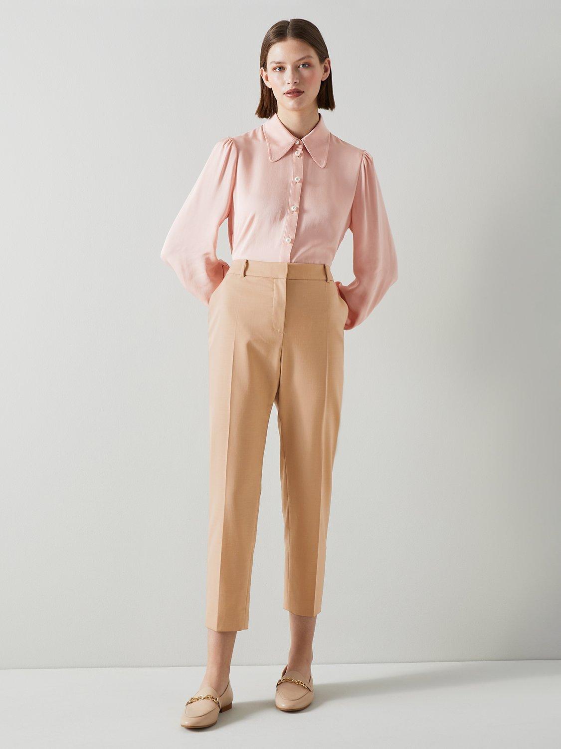 L.K.Bennett x Ascot Collection: Mariner Trousers, Camel