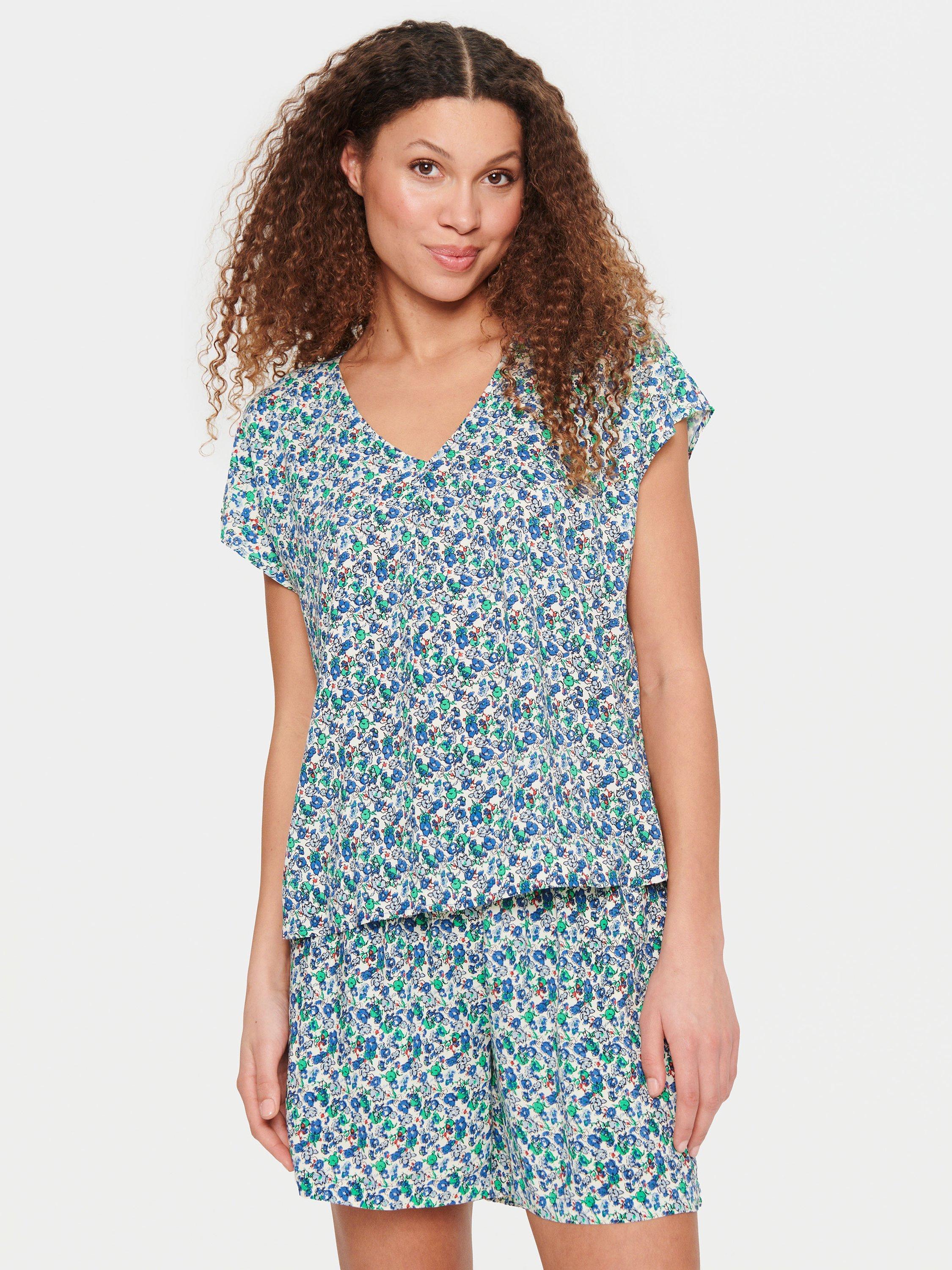 Saint Tropez Umara Floral Blouse, Multi, XS