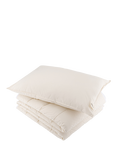 Floks Luxury British Wool Duvet & Pillow Bundle, 4-5 Tog