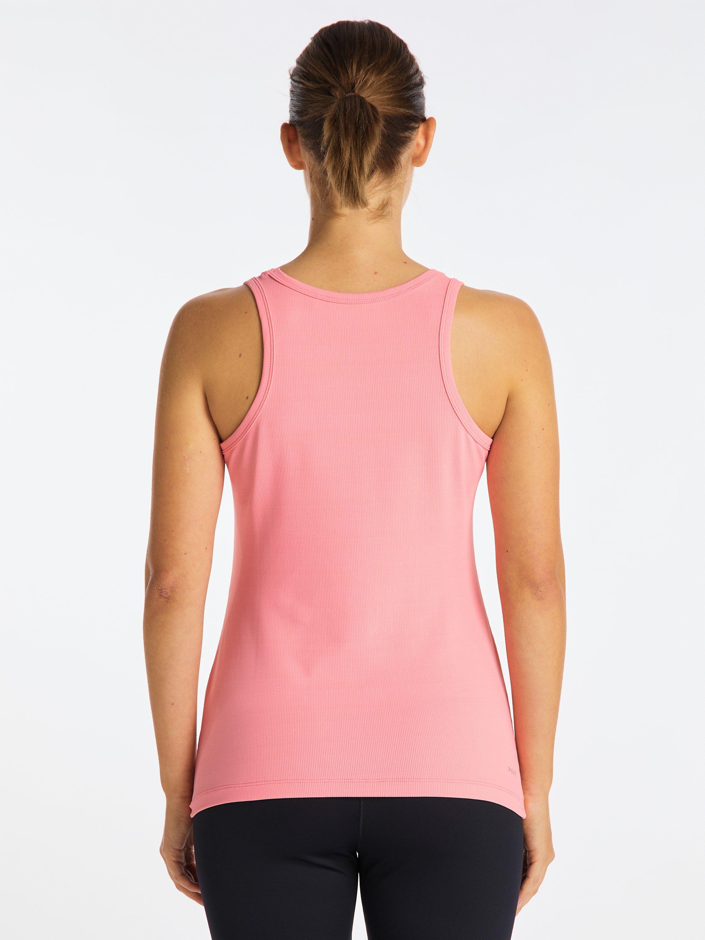 Product image 2 of 7, which shows Venice Beach Brenda Gym Vest, Sunset Peach, L