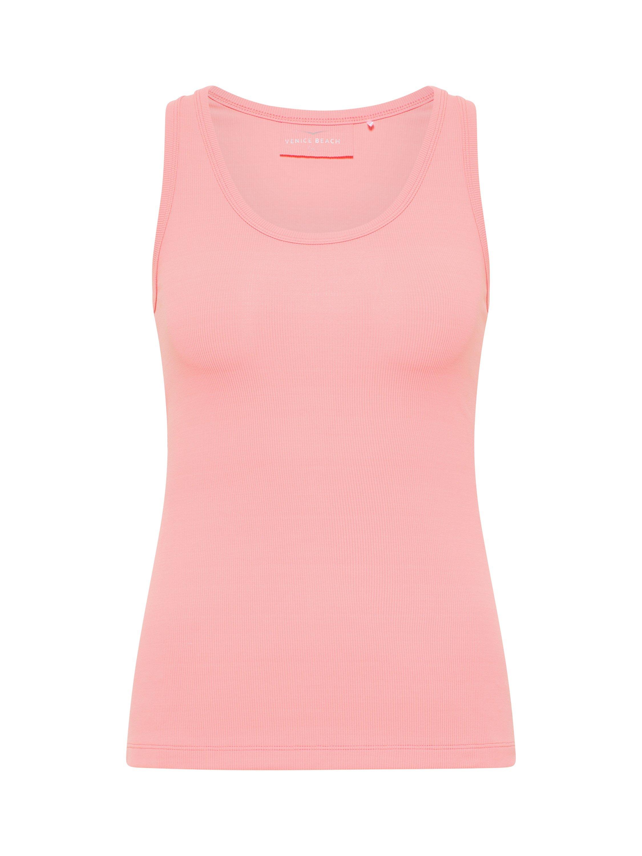 Product image 4 of 7, which shows Venice Beach Brenda Gym Vest, Sunset Peach, L