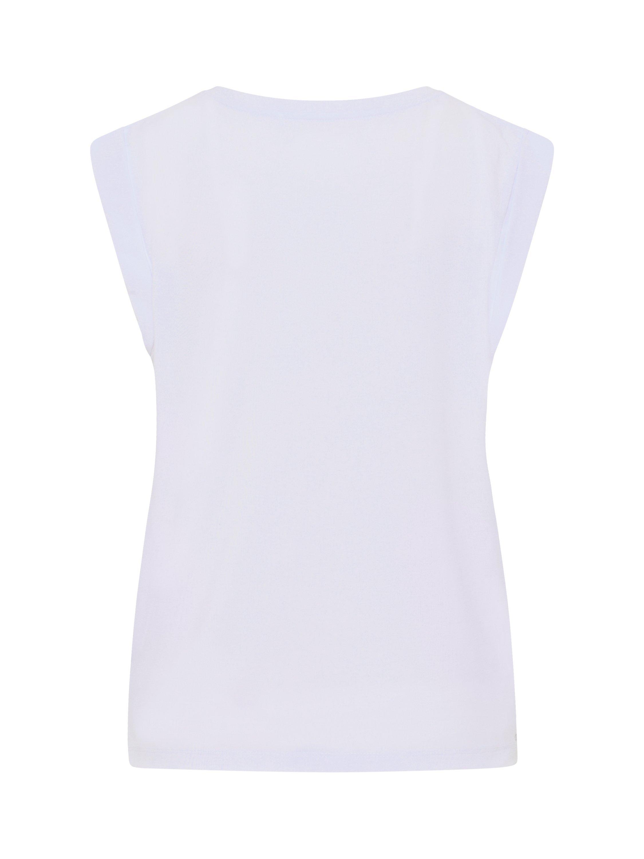 Product image 5 of 7, which shows Venice Beach Chayanne Sleeveless Gym Top, White, M