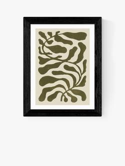 EAST END PRINTS Alisa Galitsyna 'Hundred Leaved Plant' Framed Print, Black Frame