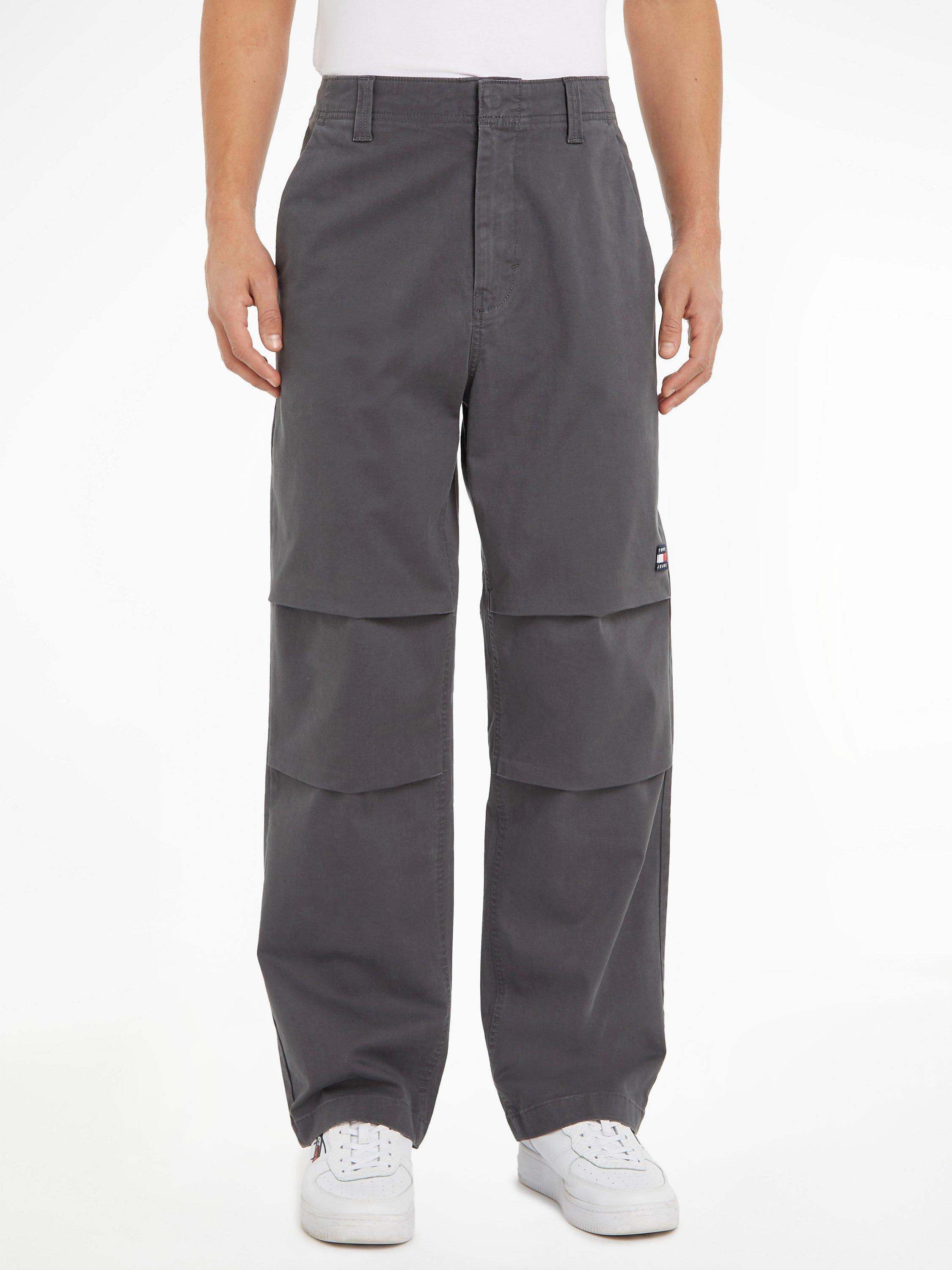 Tommy Jeans Aiden Baggy Chinos, Charcoal