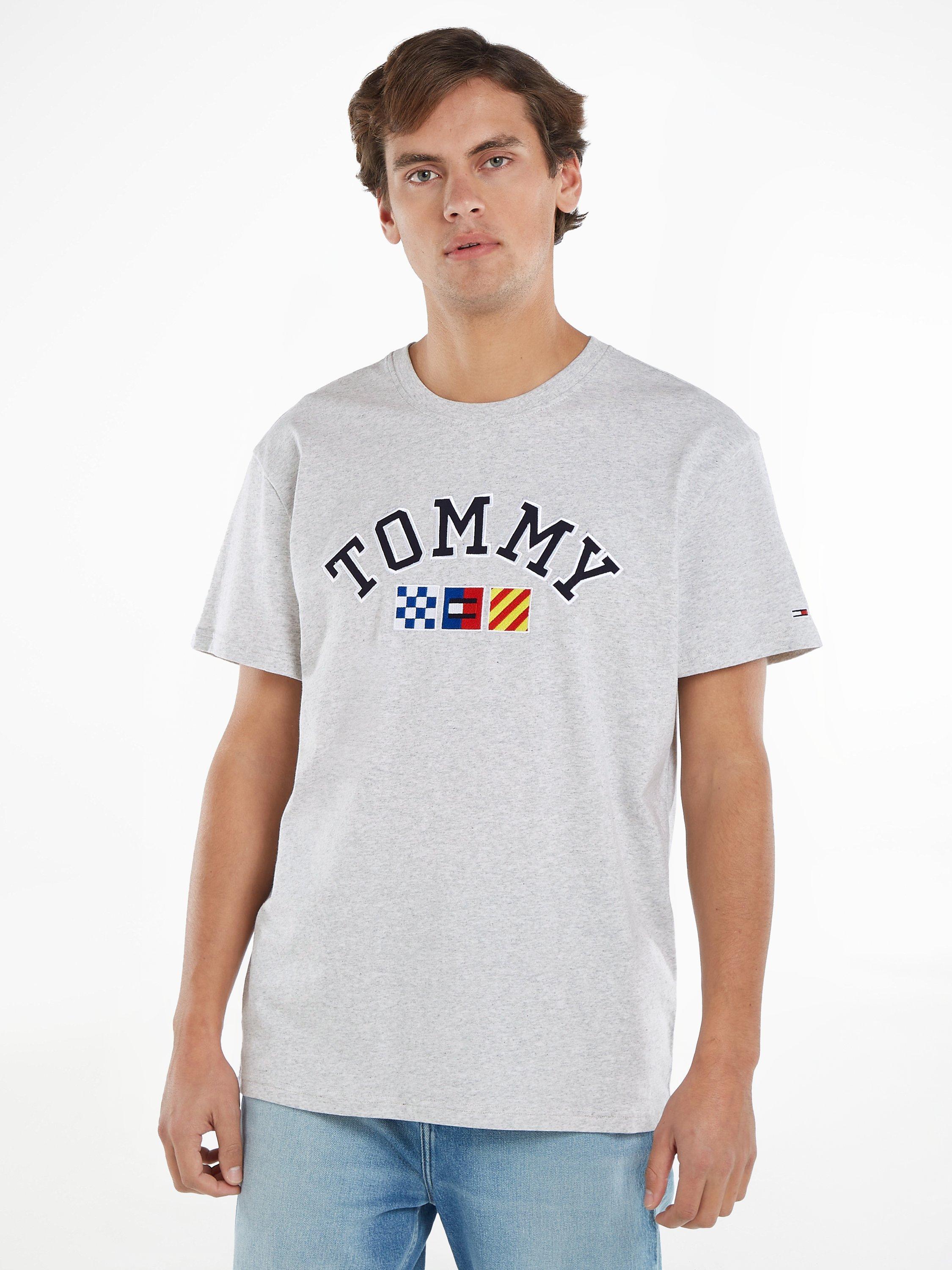 Tommy Jeans Archive Sailing T-Shirt, Grey