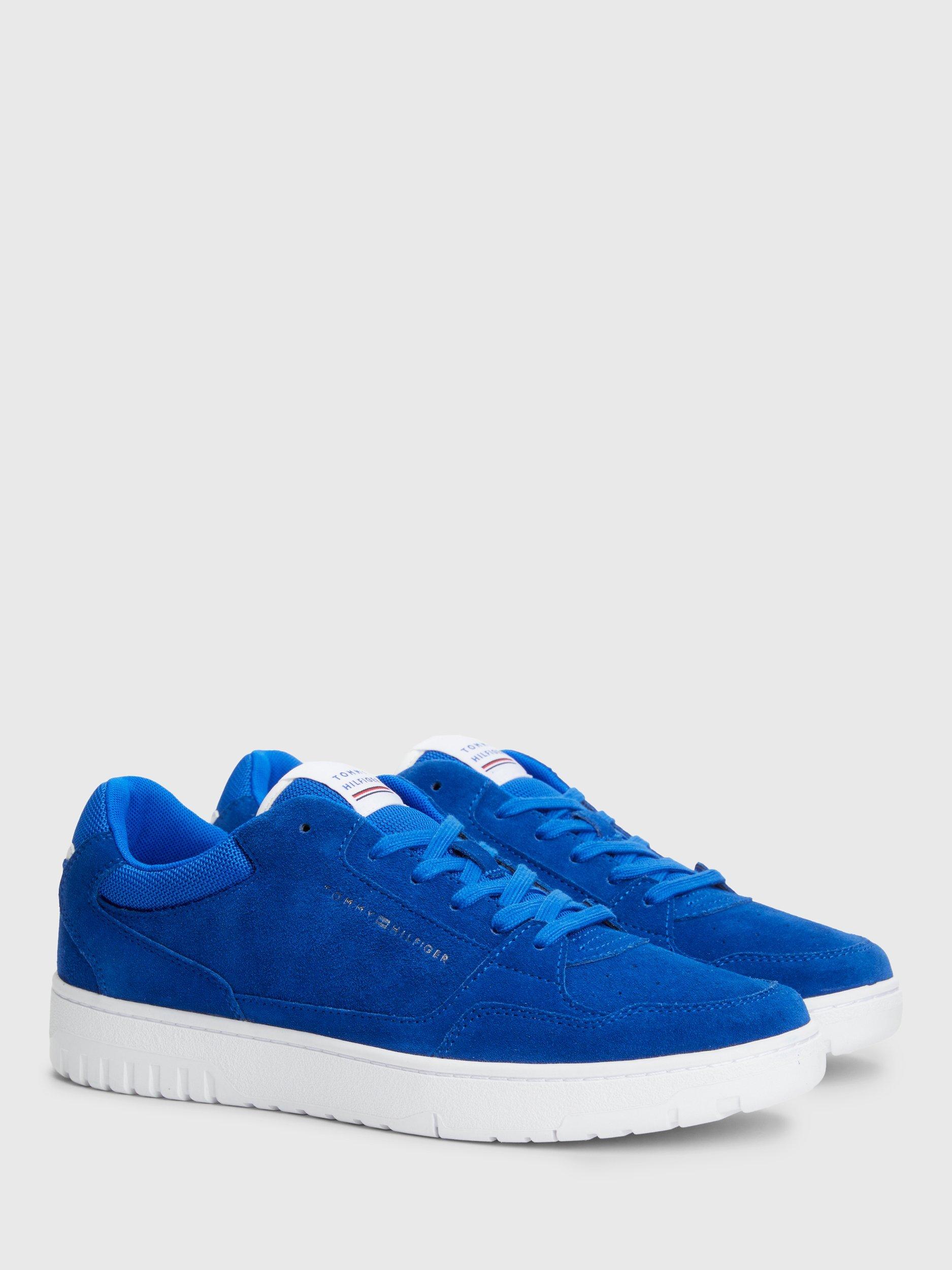 Tommy Hilfiger Suede Basket Core Trainers, Ultra Blue
