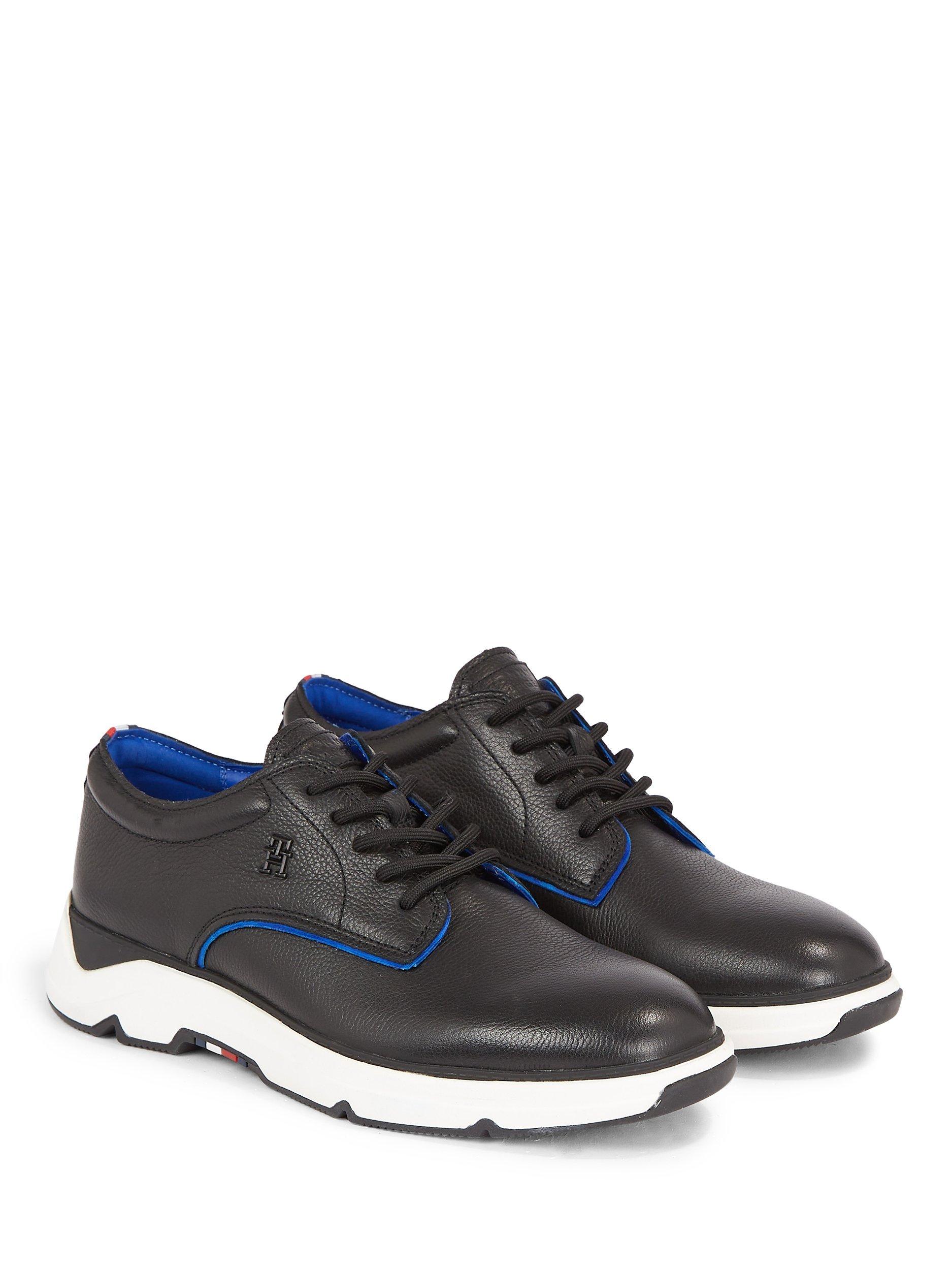 Tommy Hilfiger Premium Leather Hybrid Shoes, Black