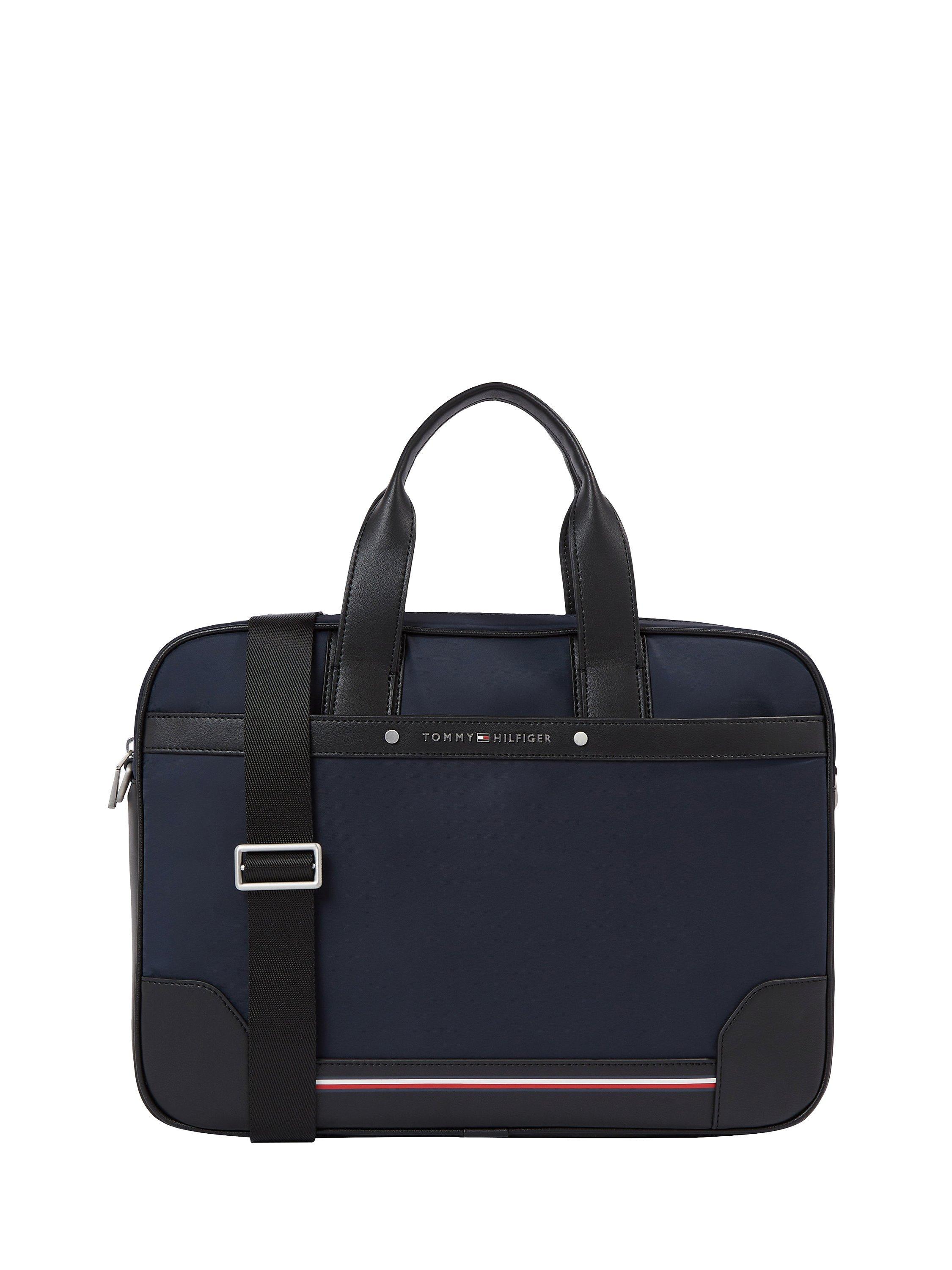 Product image 1 of 4, which shows Tommy Hilfiger Central Computer Bag, Space Blue, One Size
