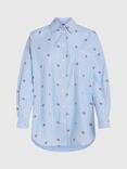 Tommy Hilfiger Curve Stripe Print Shirt, Monogram Critter