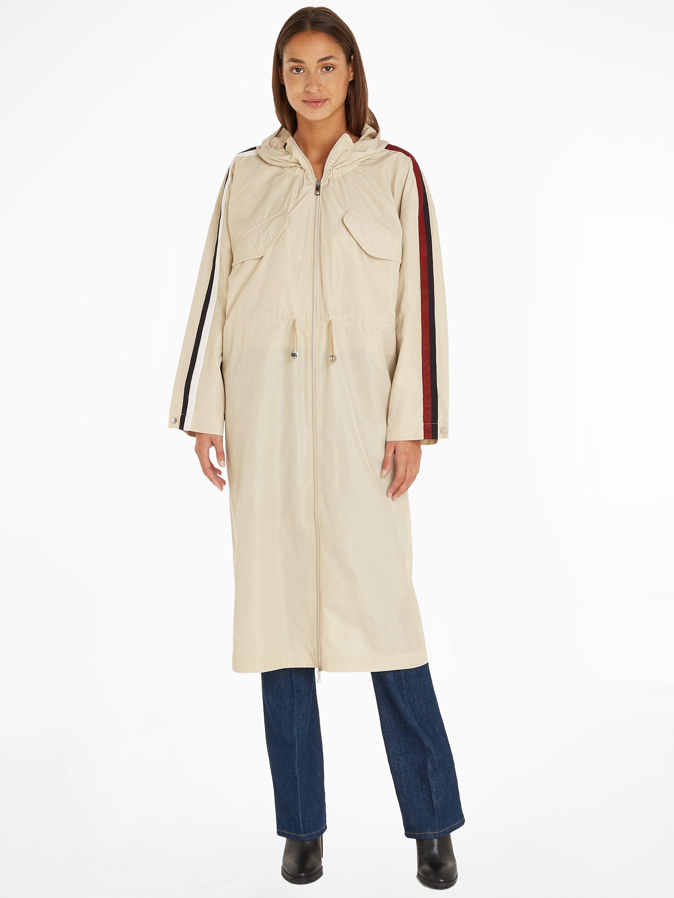 Tommy Hilfiger Oversized Packable Rain Coat, Classic Beige