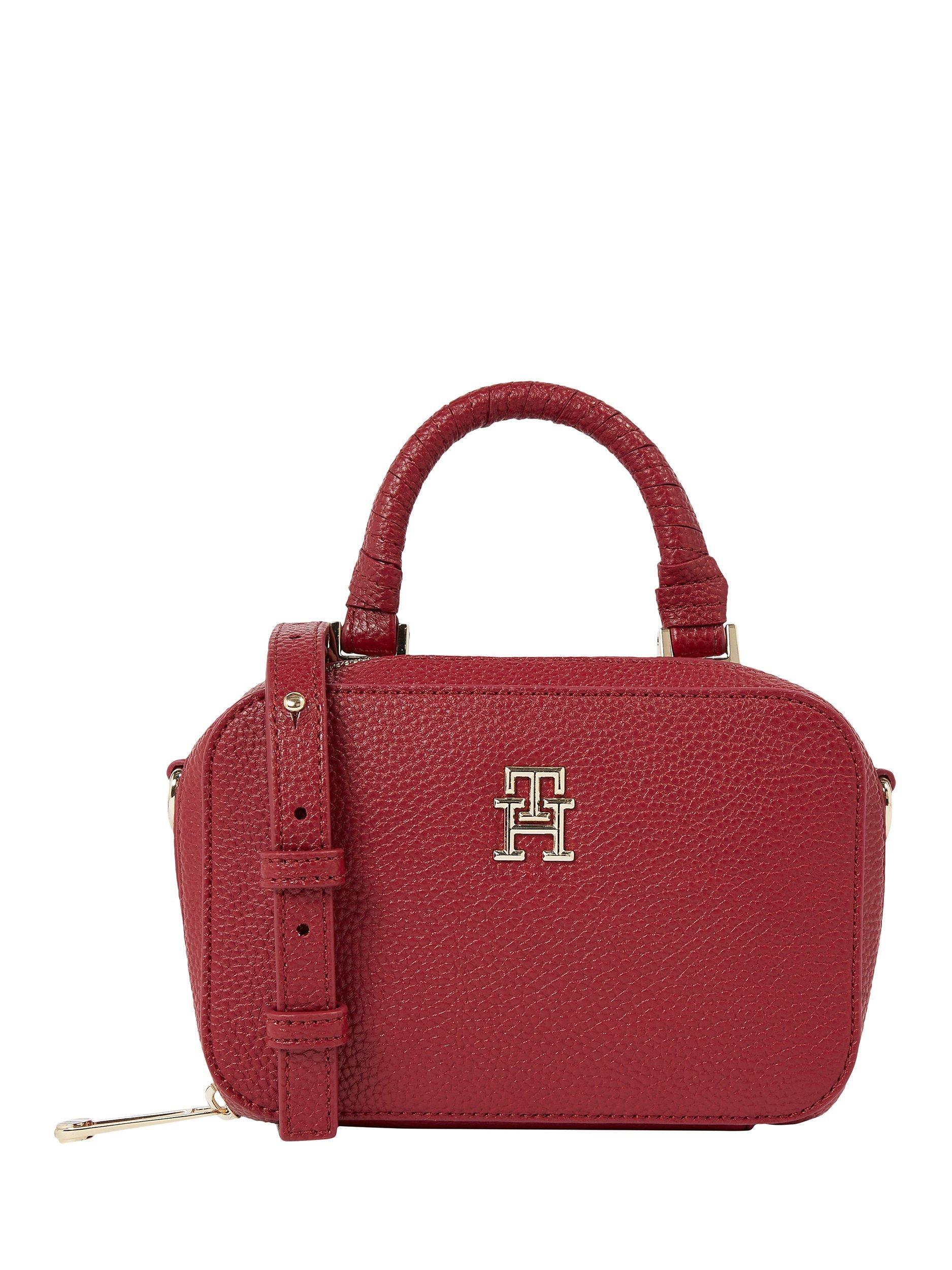Tommy Hilfiger Emblem Trunk Cross Body Bag, Rouge