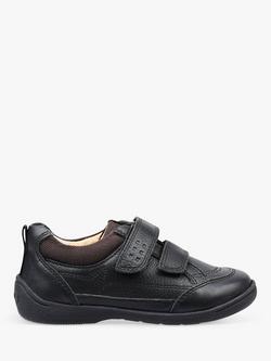 Start-Rite Kids' Zigzag Leather School Shoes, Black, Leather