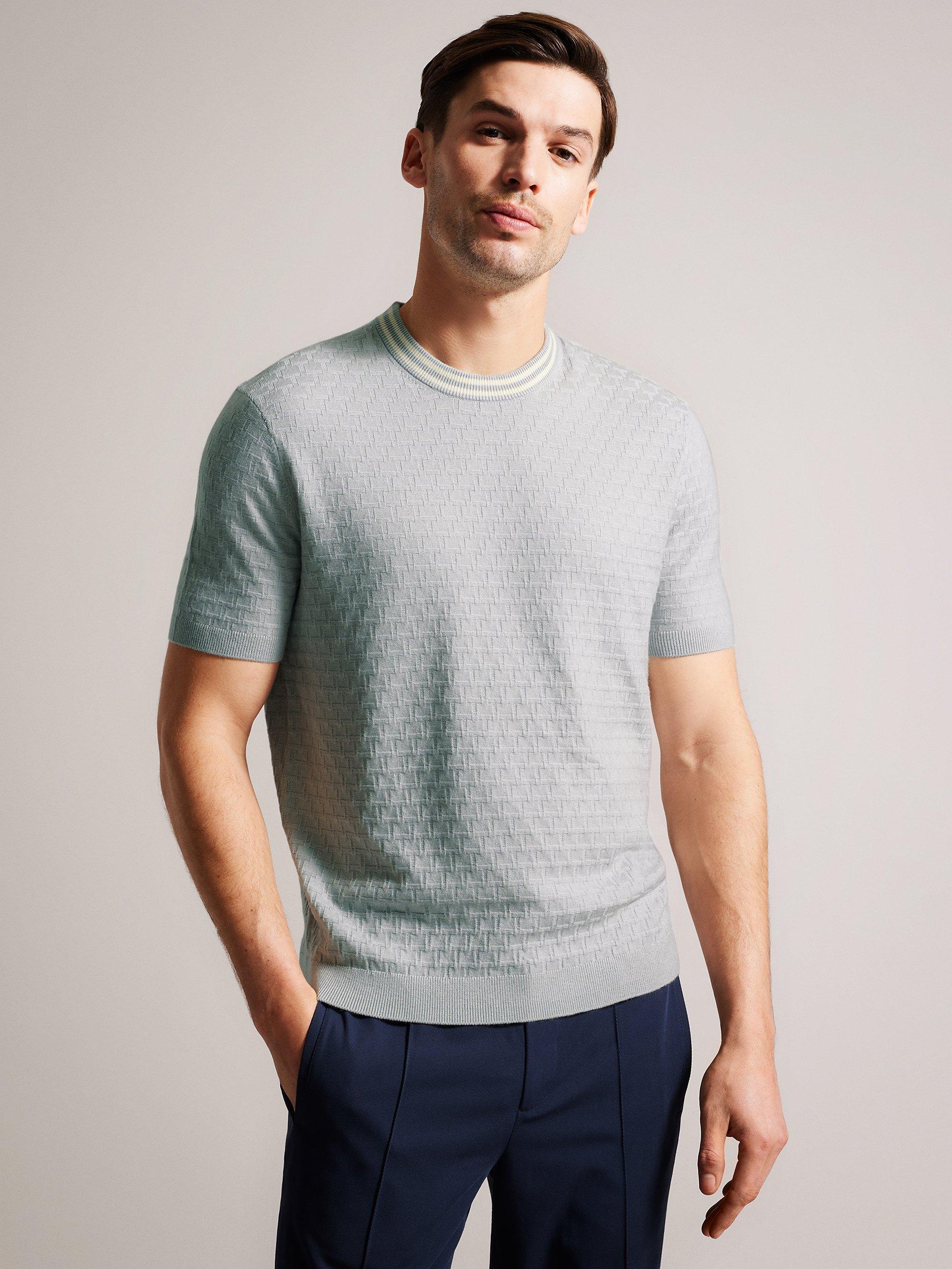 Ted Baker Hanam Knitted Top, Grey
