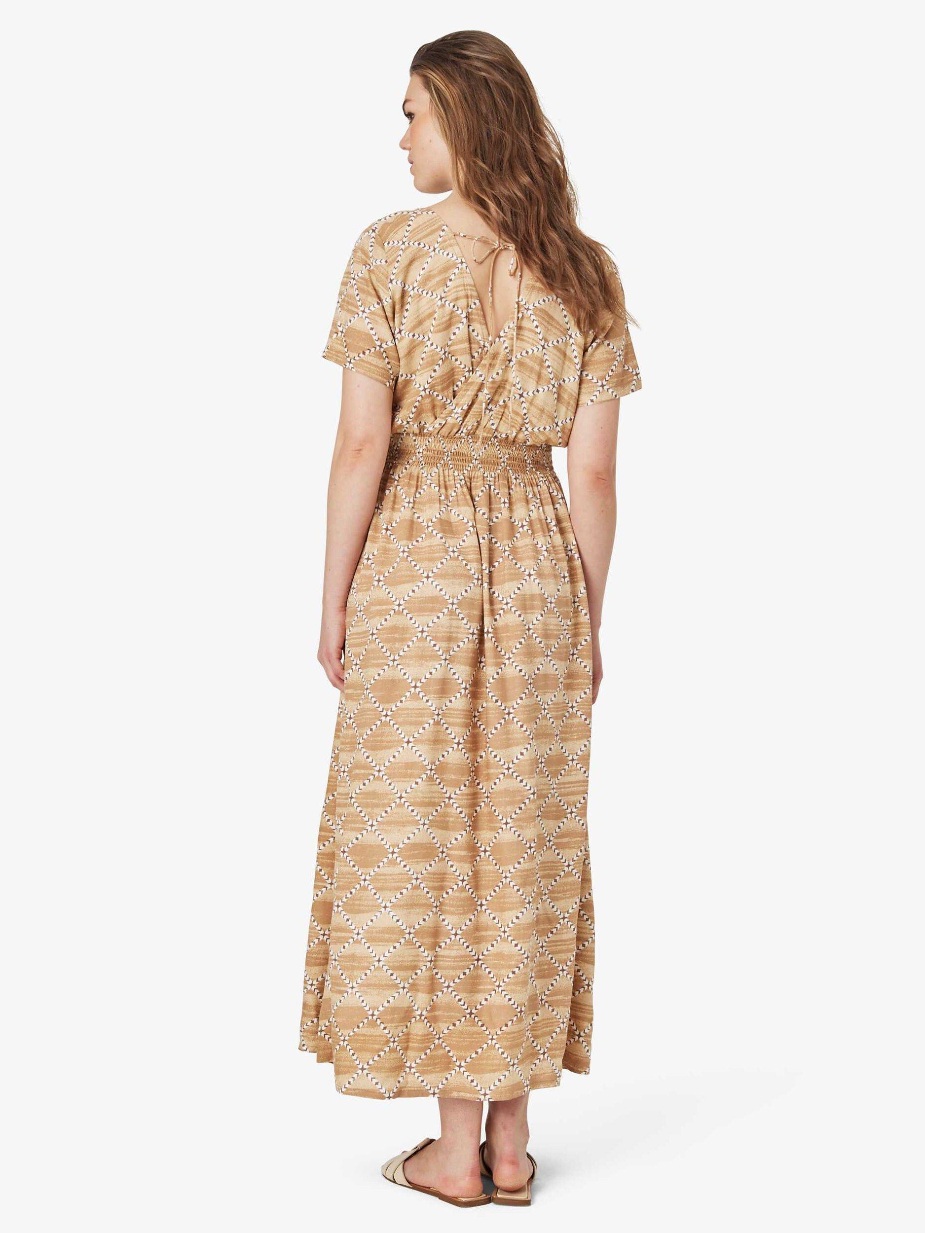 Product image 2 of 5, which shows Unmade Copenhagen Hanni Maxi Dress, Beige/Brown, S
