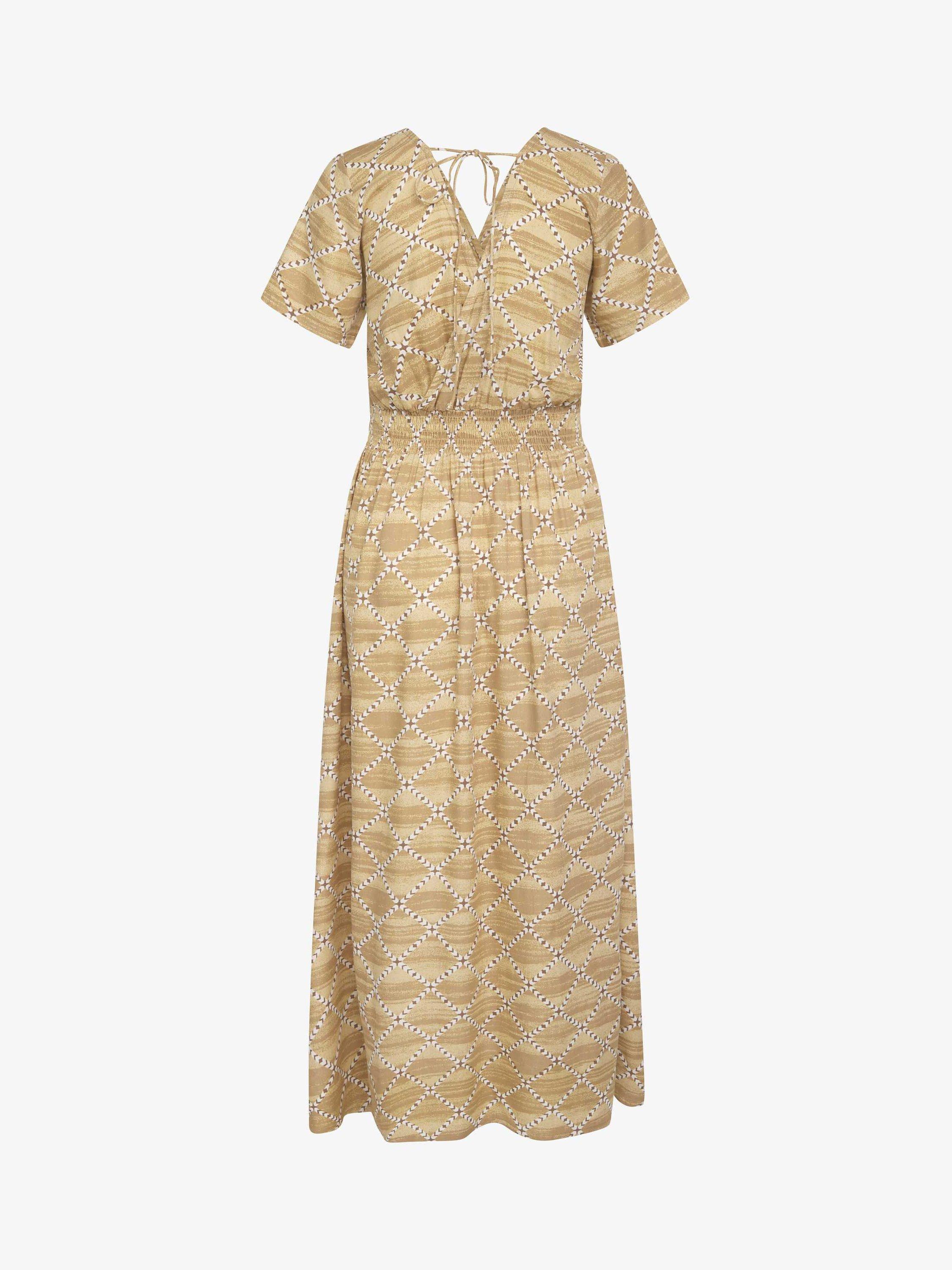 Product image 5 of 5, which shows Unmade Copenhagen Hanni Maxi Dress, Beige/Brown, S
