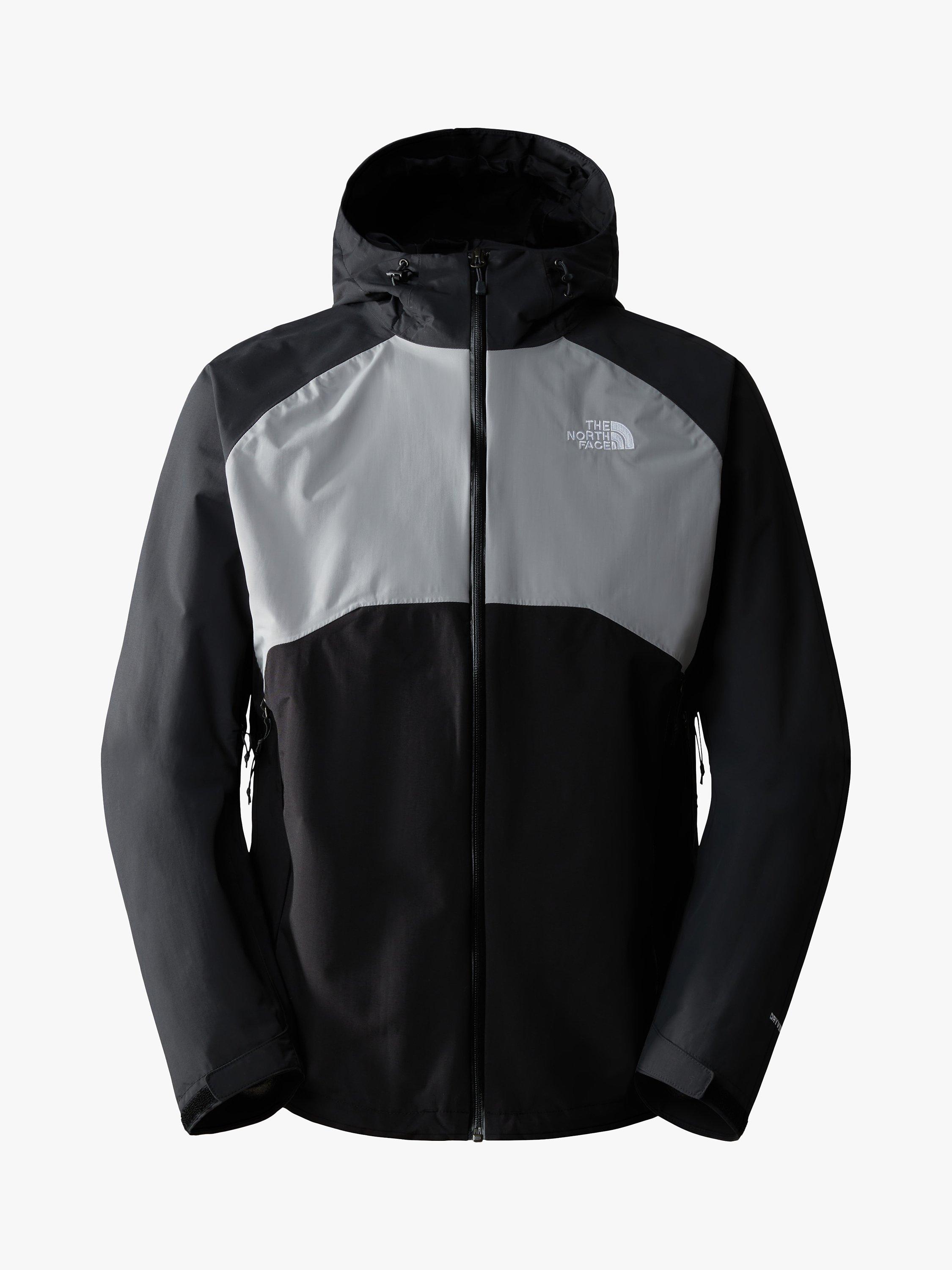 The North Face Stratos Men's Waterproof Jacket, Black-grey-asphalt