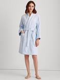 Lauren Ralph Lauren Greenwich Towelling Robe, Blue