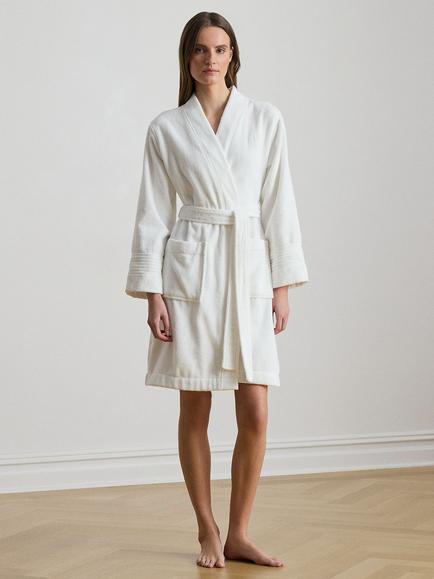 Lauren Ralph Lauren Greenwich Towelling Robe, White
