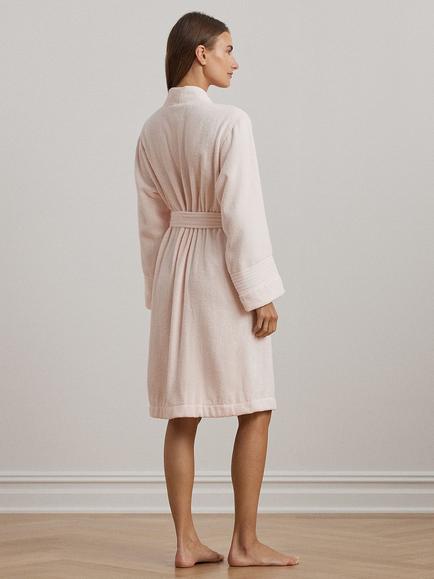 Lauren Ralph Lauren Greenwich Towelling Robe - view 2, Pink