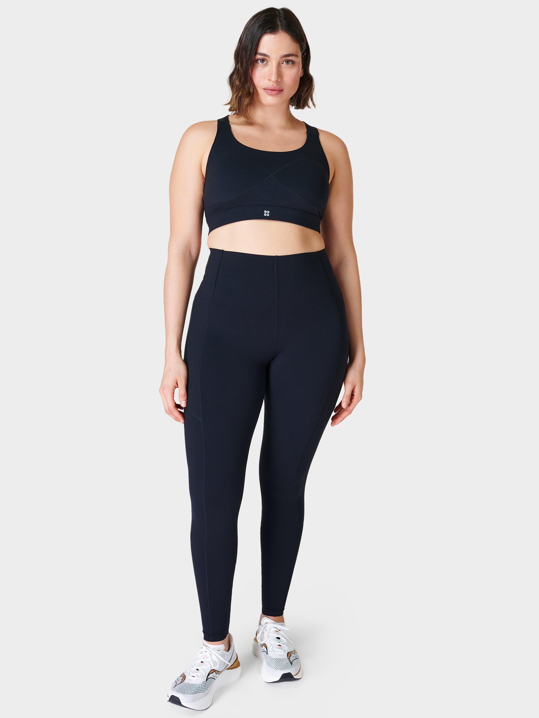 Product image 3 of 5, which shows Sweaty Betty Power Ultra Sculpt High Waisted Gym Leggings, Black, XXS
