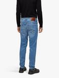 BOSS Taber 449 Tapered Fit Jeans, Turquoise/Aqua