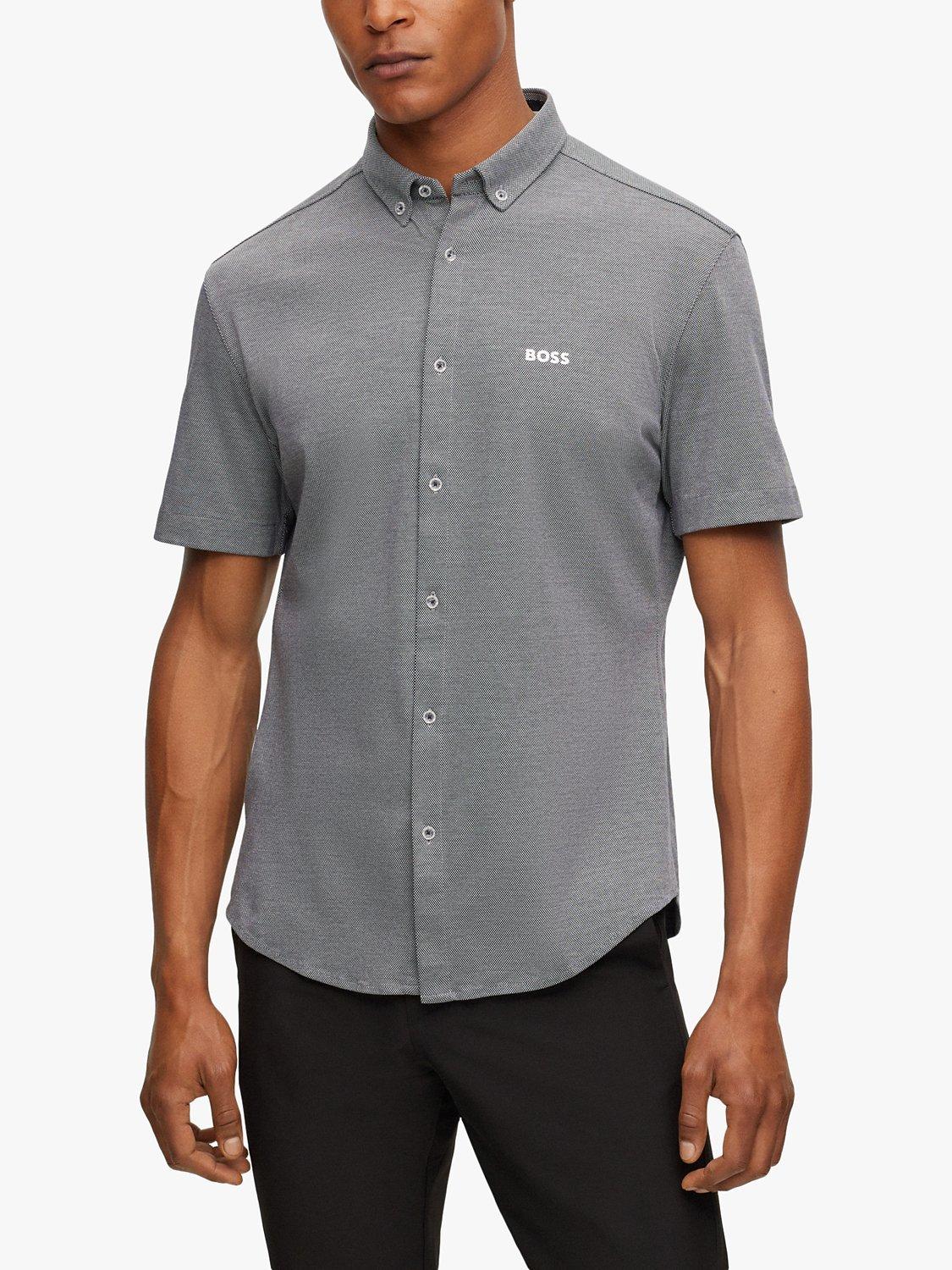 BOSS Biadia Short Sleeve Shirt, Navy