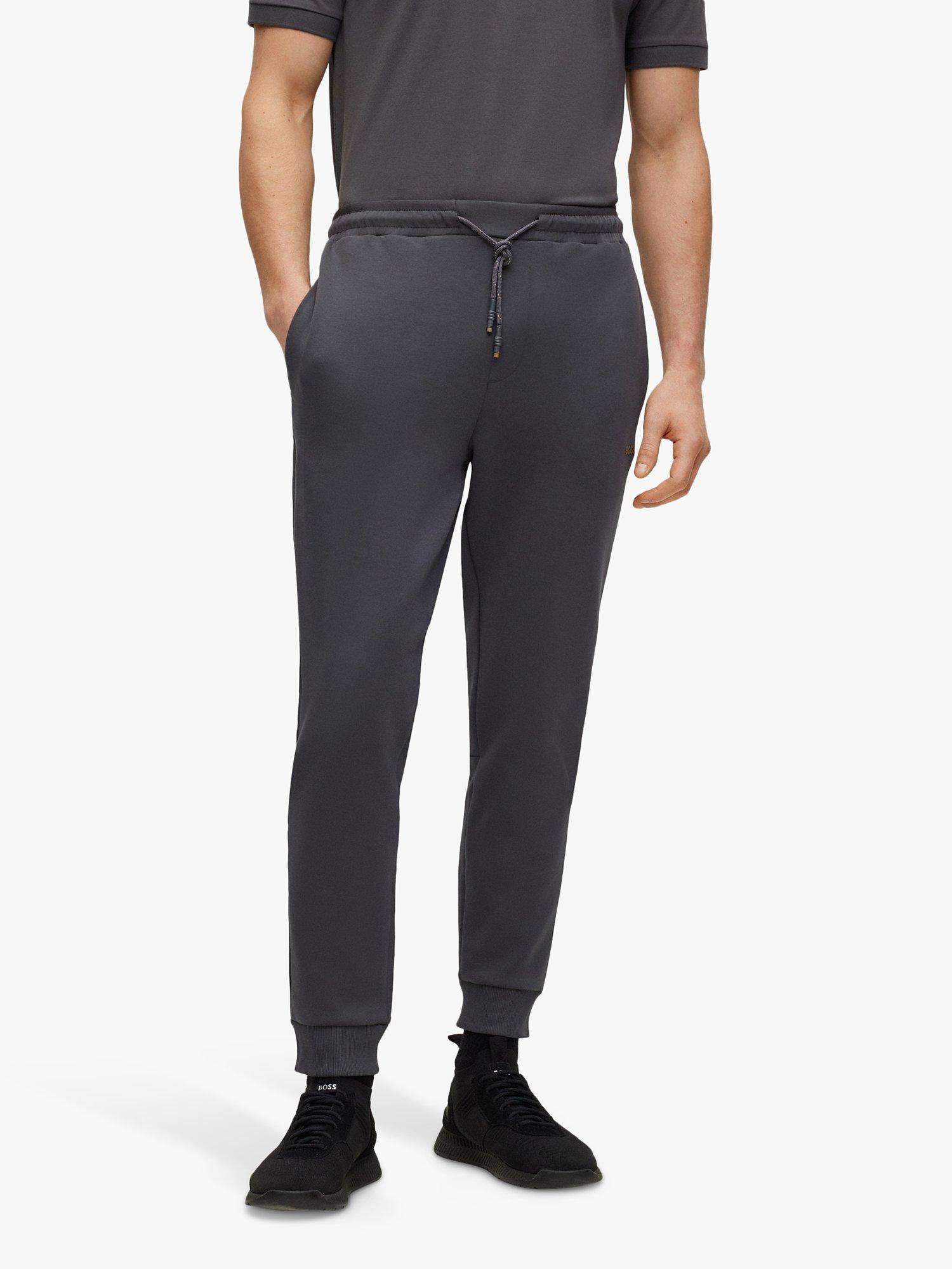 BOSS Hadiko Regular Fit Joggers, Dark Grey