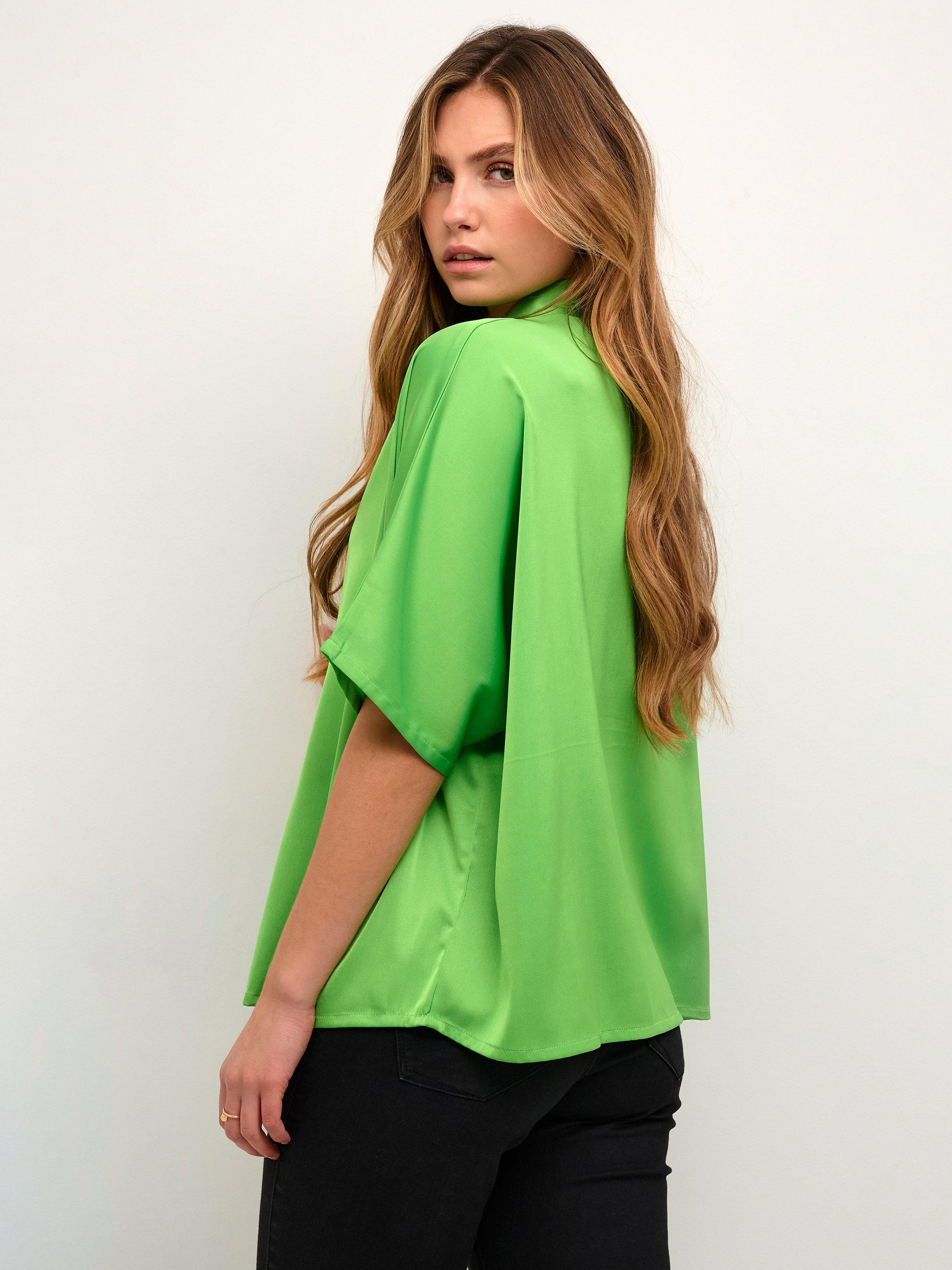 KAFFE Sasmina Shirt, Poison Green, 8