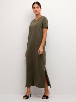 KAFFE Celina T-Shirt Dress, Grape Leaf