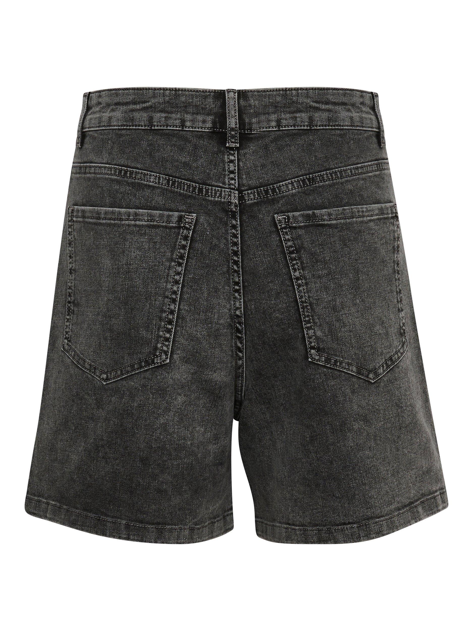 KAFFE Selna Denim Shorts, Black Washed, 8