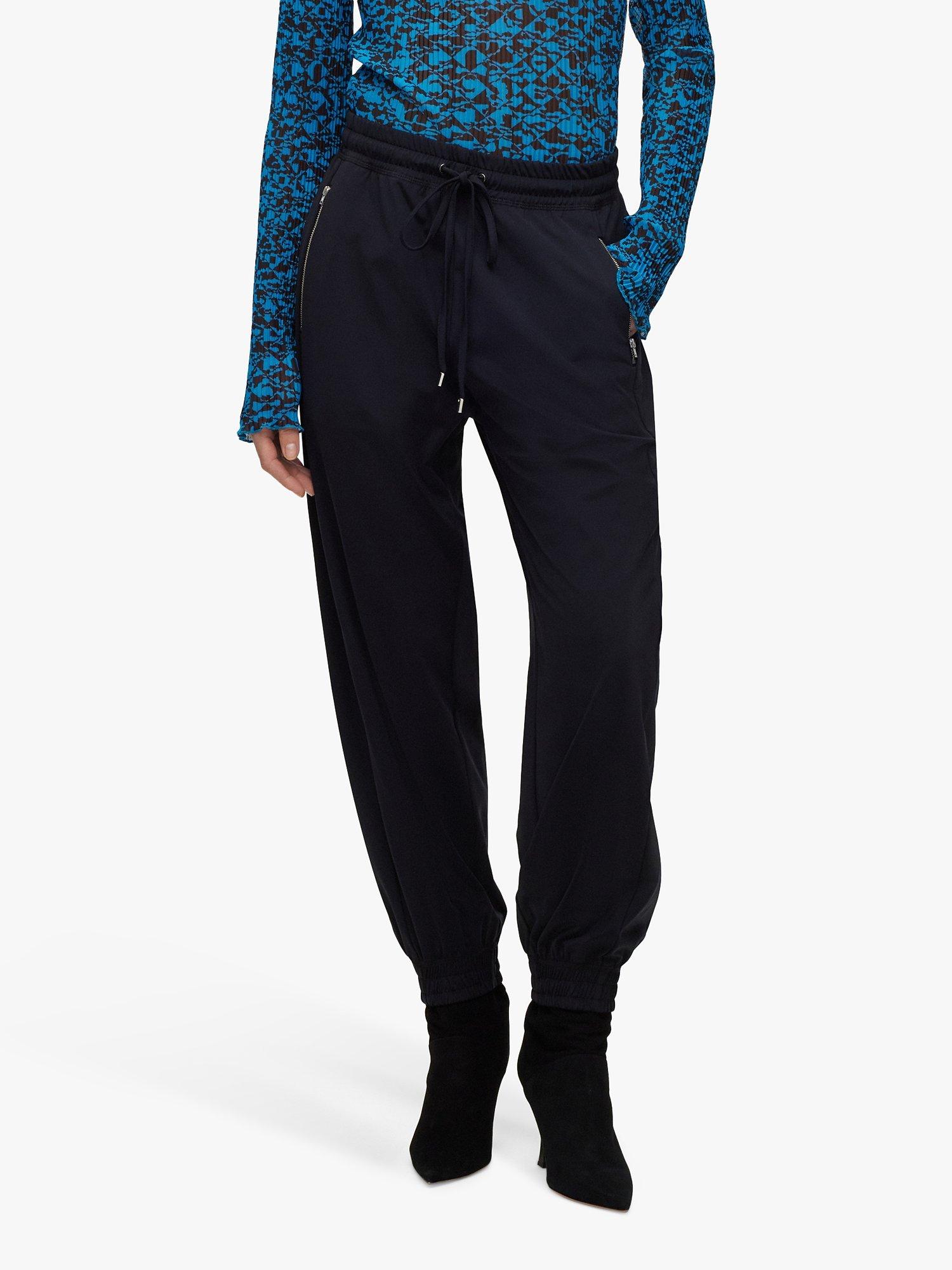 HUGO BOSS Tapula Plain Tapered Joggers, Black