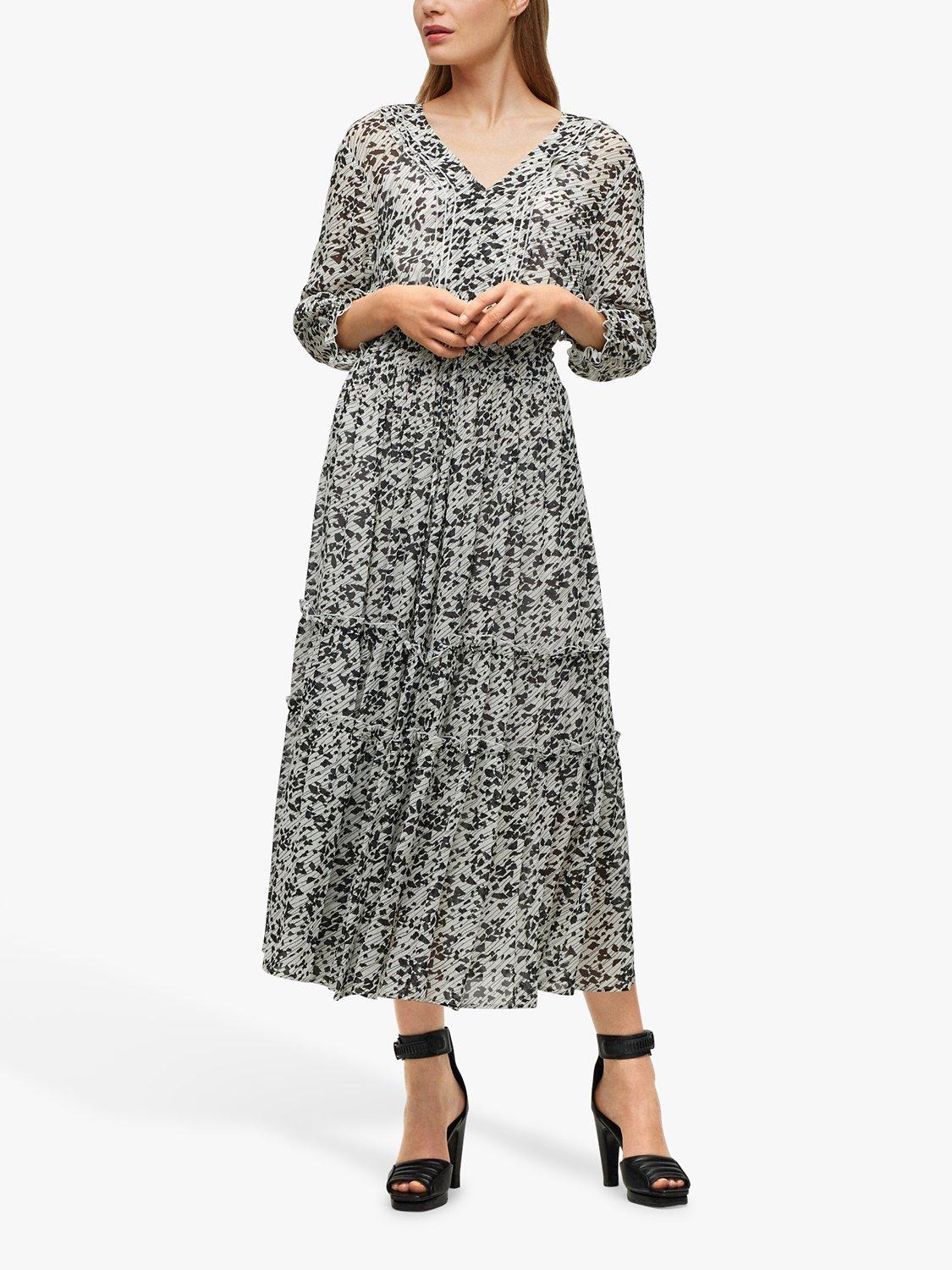 HUGO BOSS Dellima Tiered Dress, Open Miscellaneous