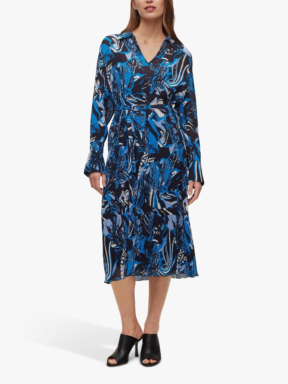 HUGO BOSS Daplisa Abstract Plisse Dress, Open Miscellaneous