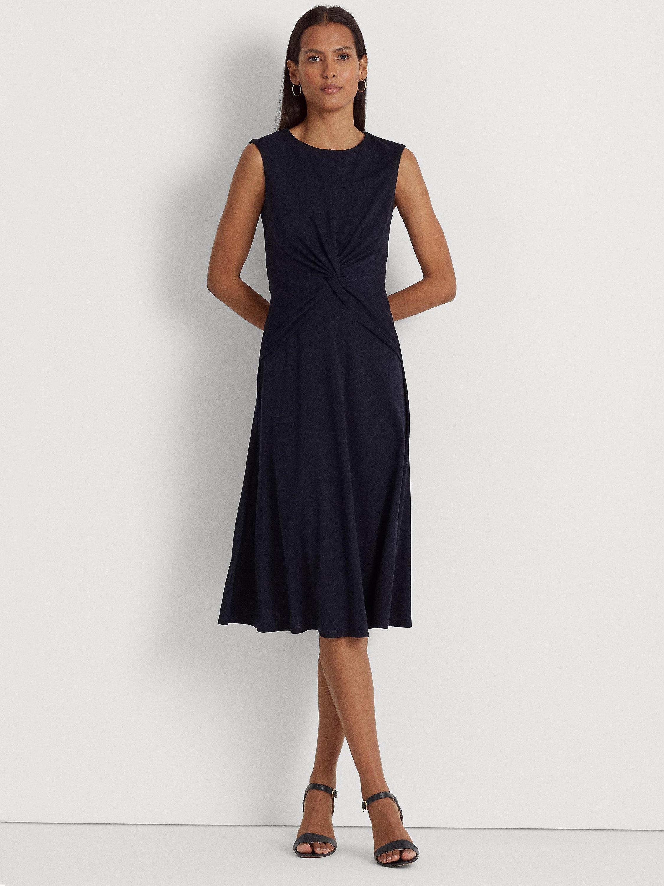 Ralph lauren side tie jersey dress hotsell