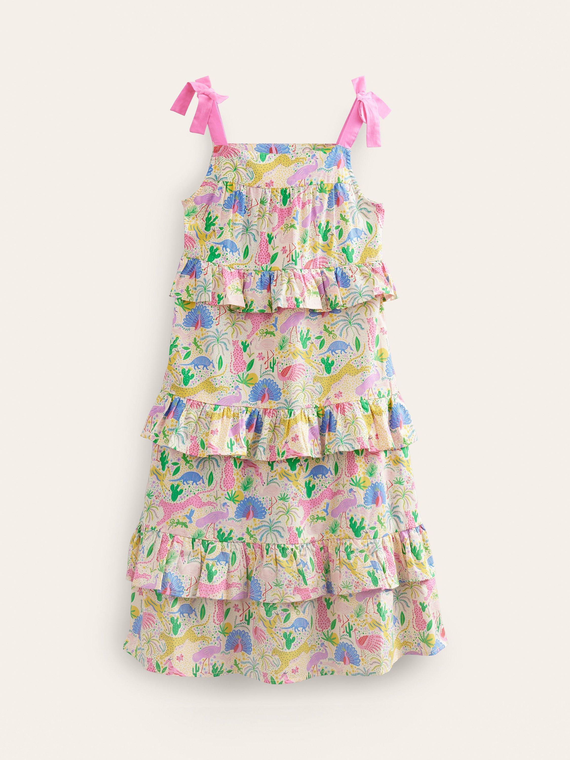 Mini Boden Tiered Ruffle Maxi Dress